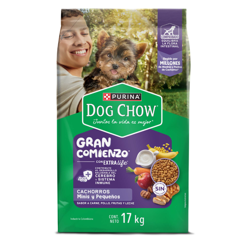 DOG CHOW CACHORRO LIFE MINIS Y PEQUEÑOS GRAN COMIENZO