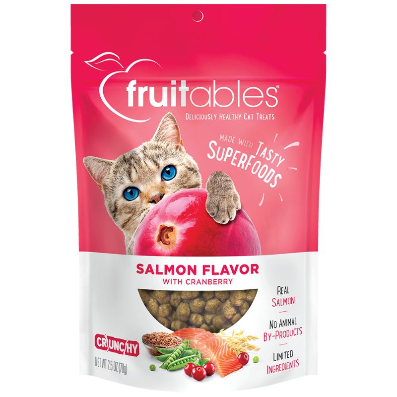 Snack Para Gato Fruitables Cat Salmon y Arándanos 70 Gr