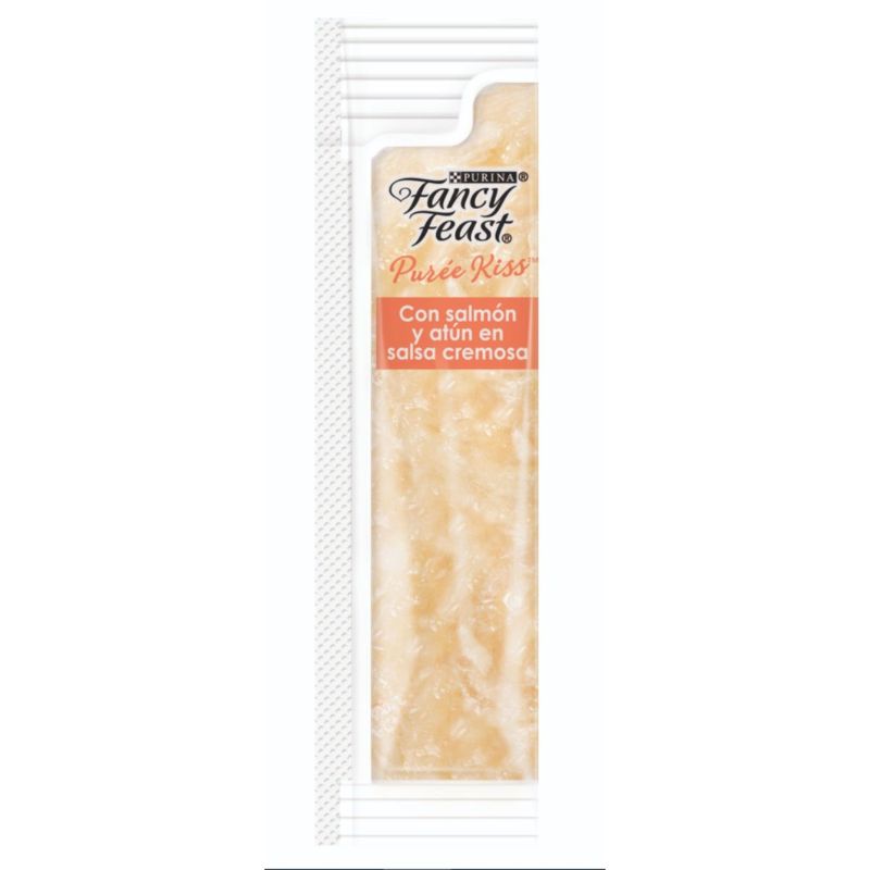 FANCY FEAST PUREE KISS CON SALMON SOBRE X 40 GR