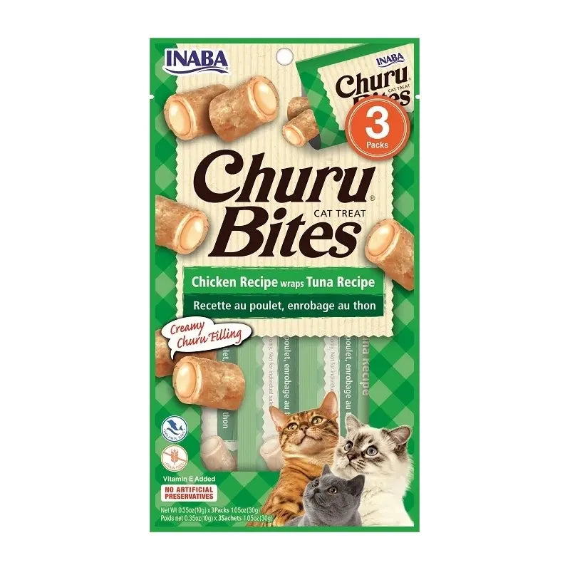 INABA CAT CHURU BITES 3 UND ATUN 30 GR