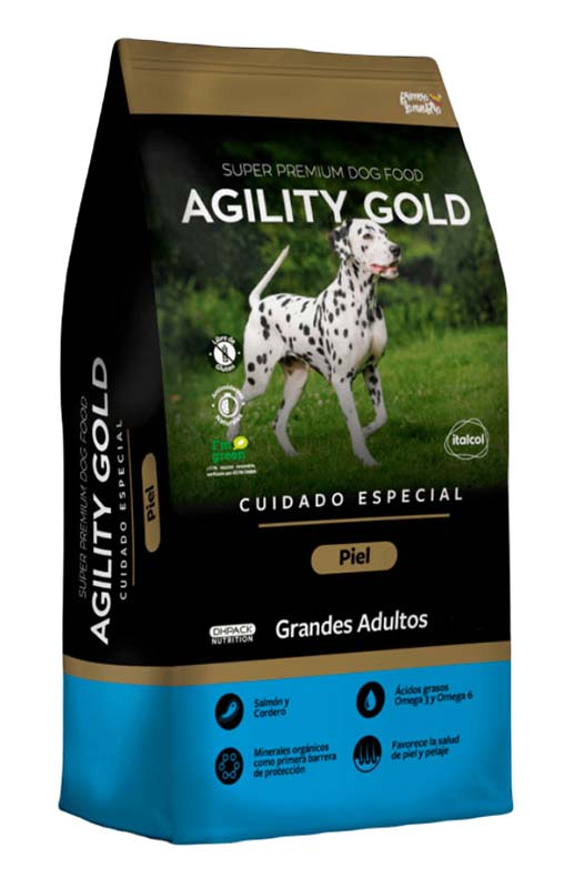 AGILITY GOLD PERRO ADULTO RAZAS GRANDES PIEL