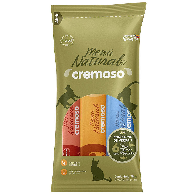 CHUNKY CAT CREMOSO MENU NATURAL  X 6UNIDADES