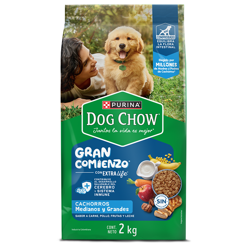 DOG CHOW CACHORRO RAZA MEDIANA GRANDE GRAN COMIENZO