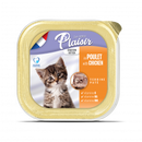Comida Húmeda Para Gatito Pate Plaisir Cat Pollo 100 Gr