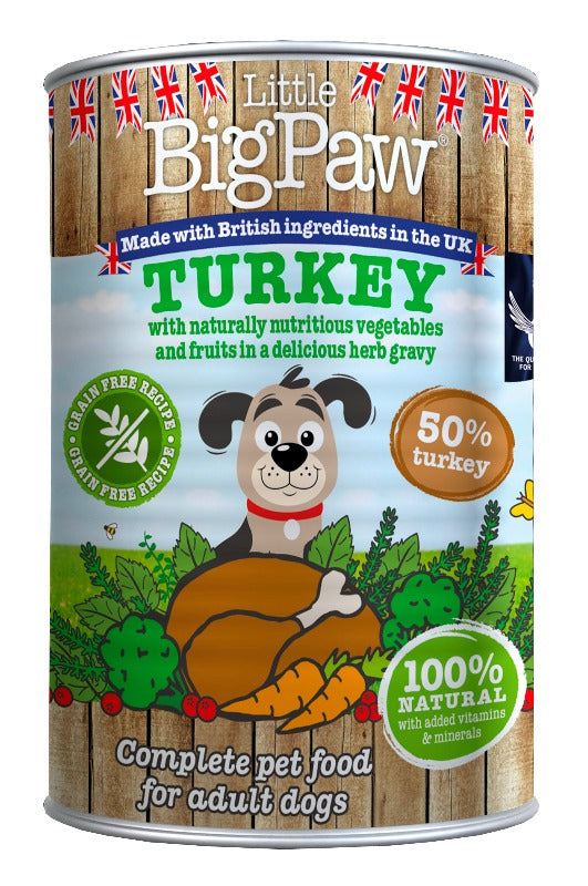 LITTLE BIG PAW DOG PAVO & VEGETALES 390 GR