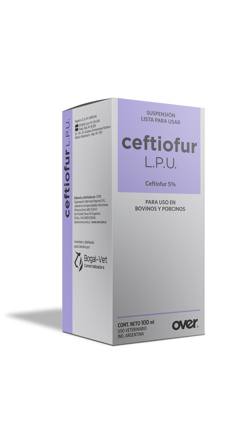 CEFTIOFUR INY FCO X 100 ML