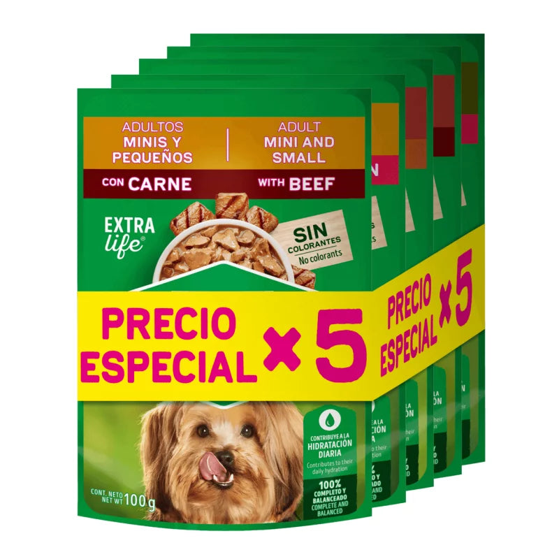 DOG CHOW PACK SURTIDO X 5 100 G PRECIO ESPECIAL