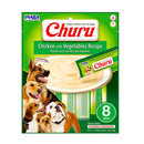 Snack Para Perro Churu Sabor Pollo y Vegetales 8 Und