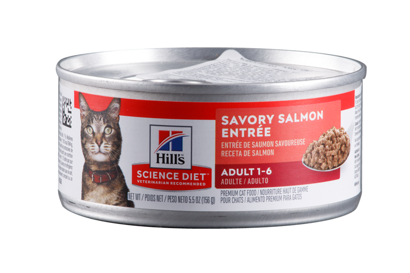 Comida Húmeda Para Gato Hills Salmon 5,5 Onz