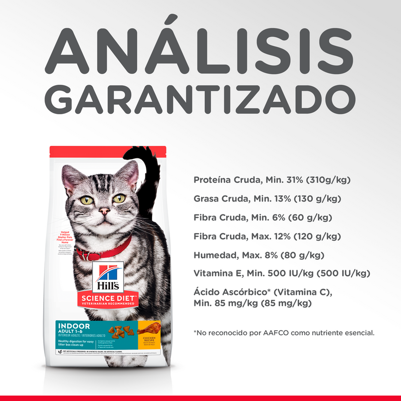 Comida para gato Hills Indoor 3.5 Lbs