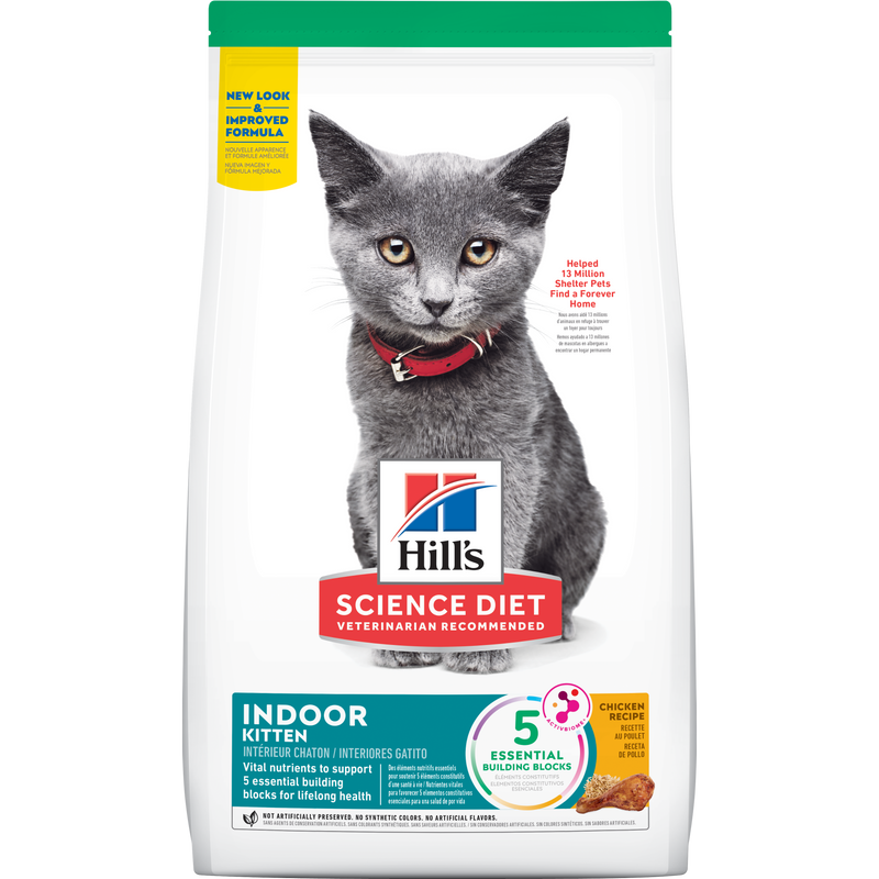 Comida para gatito Hills Kitten Indoor 3,5Lbs a 7Lbs