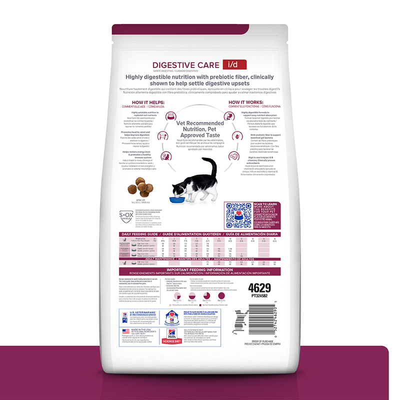 Comida para gato Hills  Digestive Care i/d 4Lbs
