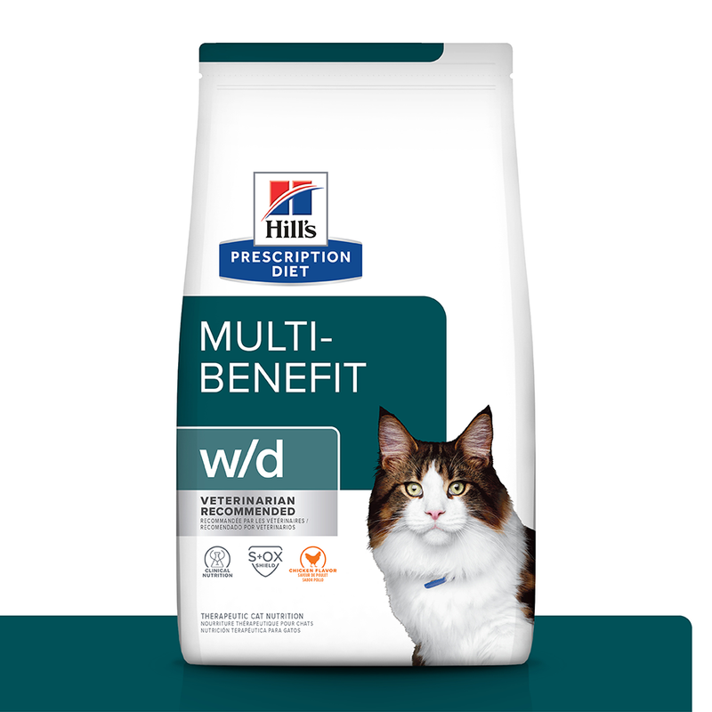 Comida para gato Hills Manteniimento Peso w/d 4 Lbs