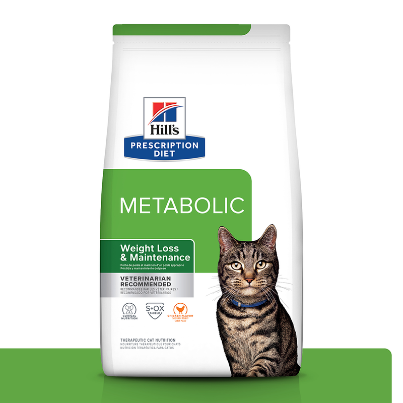 Alimentos para gatos Hills Metabolic Adultos 4 Lbs