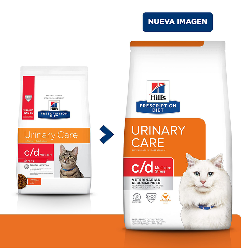 Comida para gato Hills Multicare Strees Pollo 4 Lbs