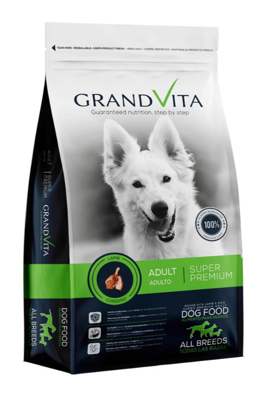 GRAND VITA CORDERO - PERRO ADULTO 3 KG