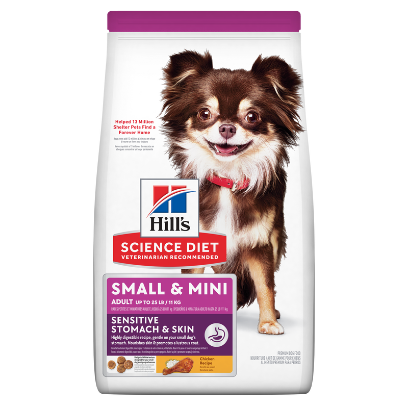 Comida para perro Hills Adulto Estomago Sensible Razas Pequeñas y Mini 4Lbs