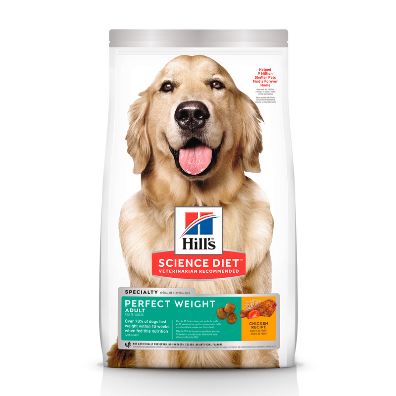 Comida Perro Hills Adult Perfect Weight Dog 4 Lbs