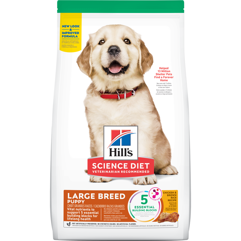 Comida para perros Hills Cachorros Razas Grandes  15,5Lbs