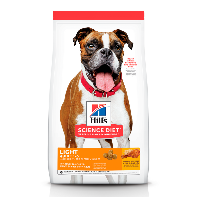 Comida para perro Hills Adulto Light Razas Medianas 5 Lb a 30 Lb