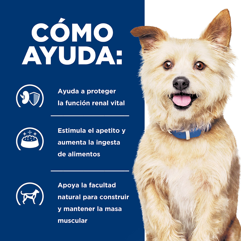 Comida para Perros Hills K/D Prescription Cuidado Renal 1,5 kg a 17,6 Lbs