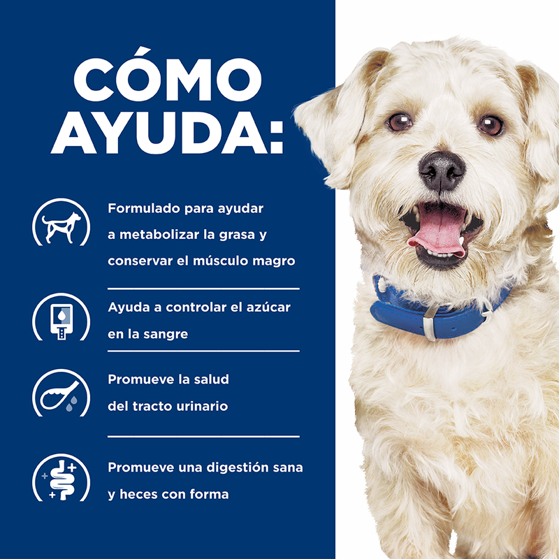 Comida para perros Hills w/d Prescription Multibenefit 1,5 Kg a 17,6Kg