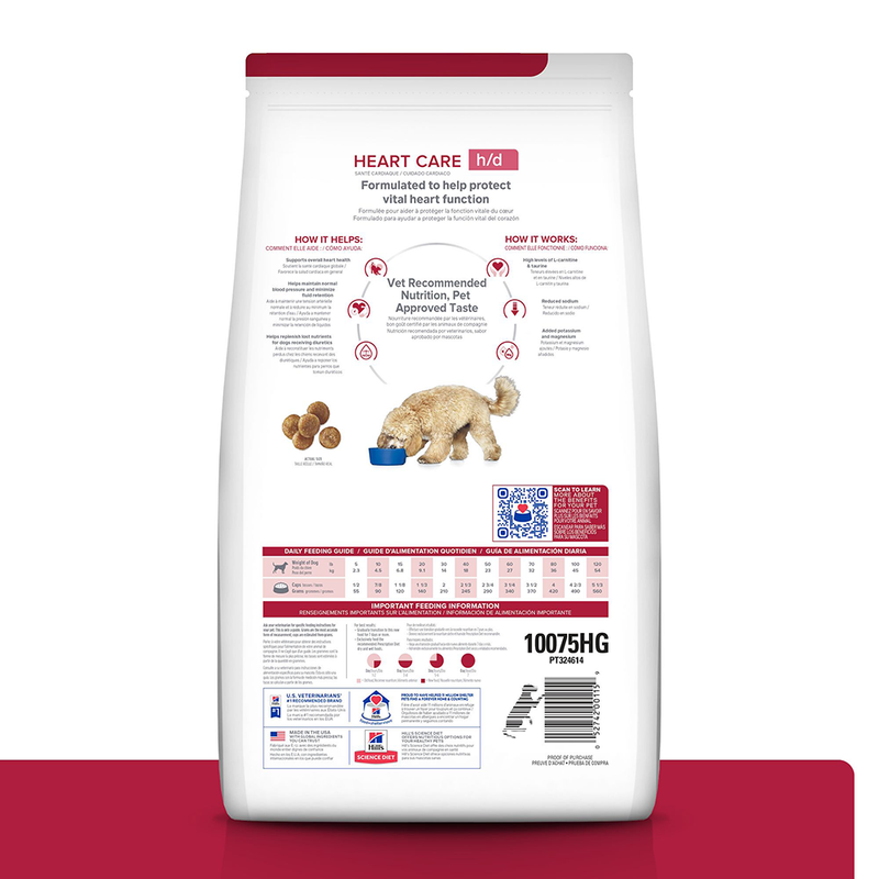 Comida para perro Hilss Prescription Heart Care h/d 1,5 Kg