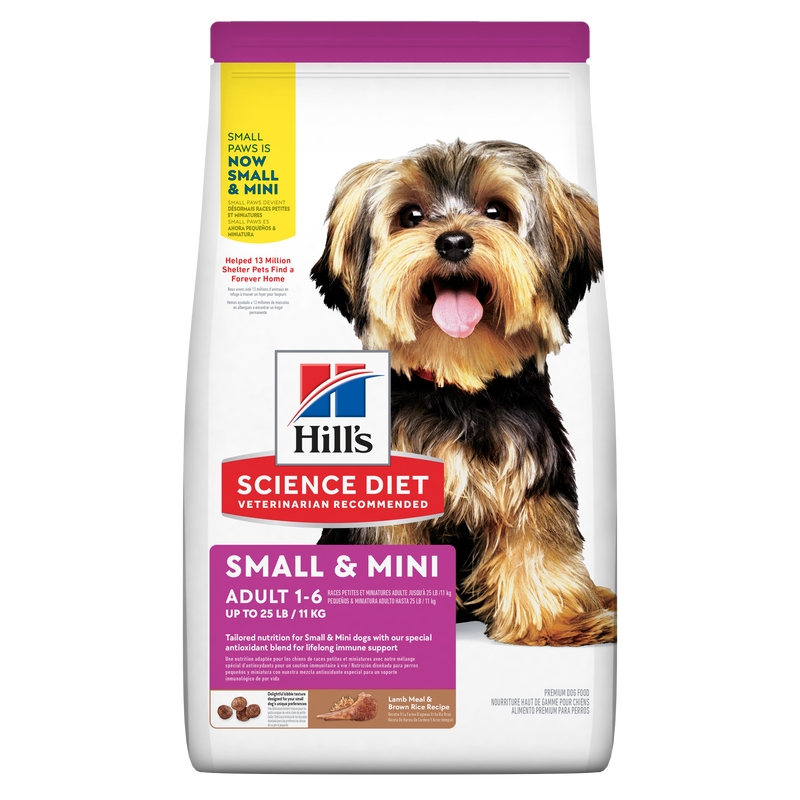 Comida para perro Hills Adulto Cordero Razas Miniatura 4,5Lb a 15,5Lbs