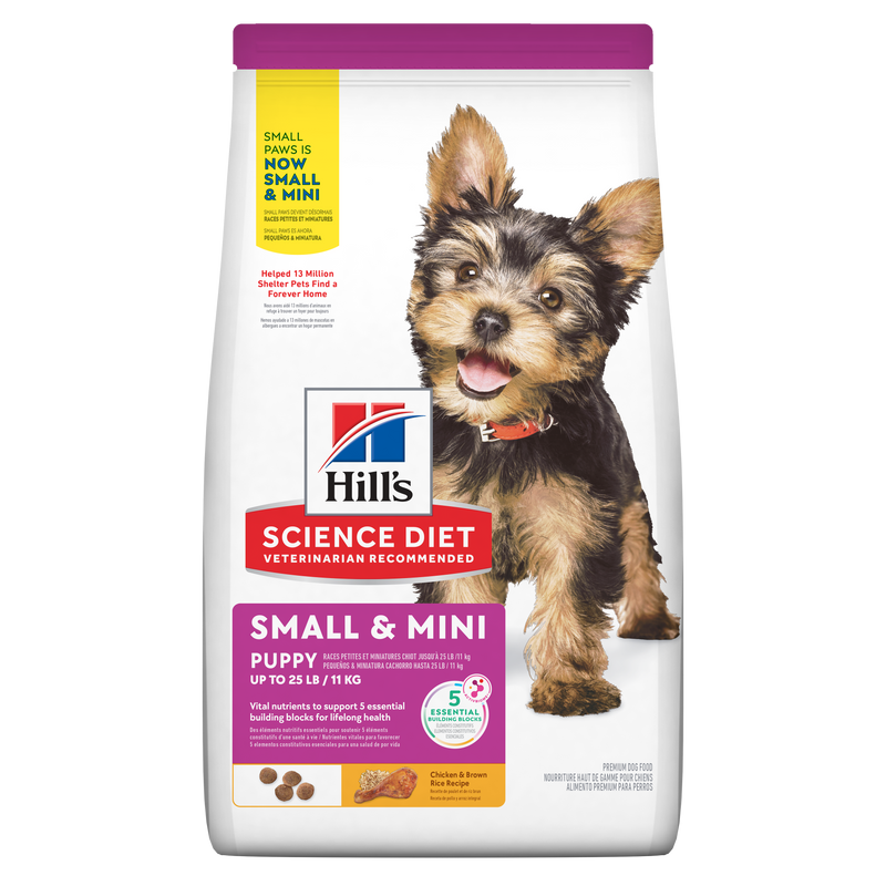 Comida para perros Hills Cachorros Razas Miniatura 4,5 Lb