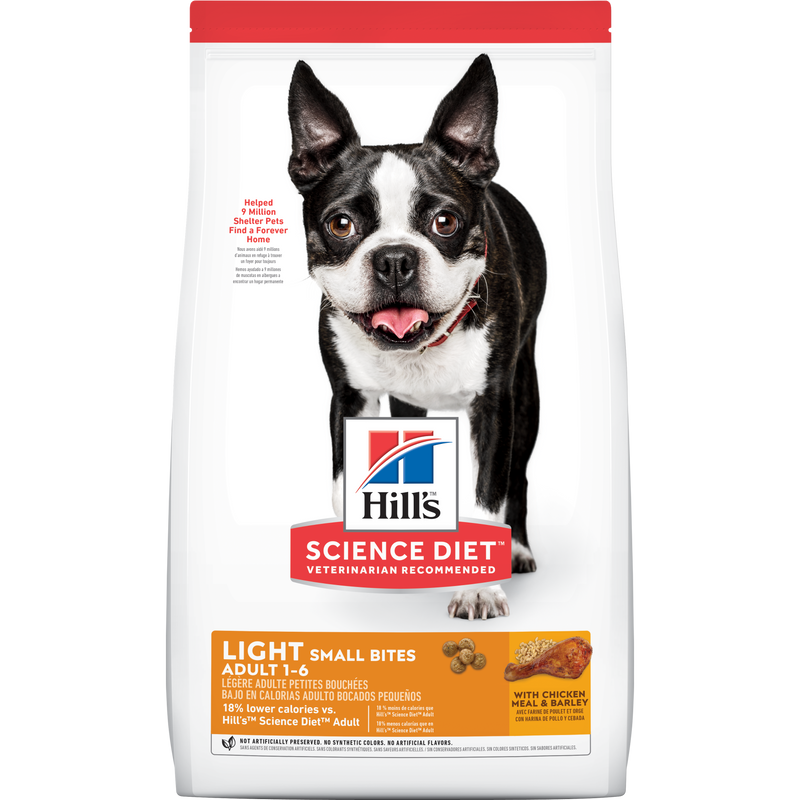 Comida para perro Hills Adulto Light Small Bites 5 Lb