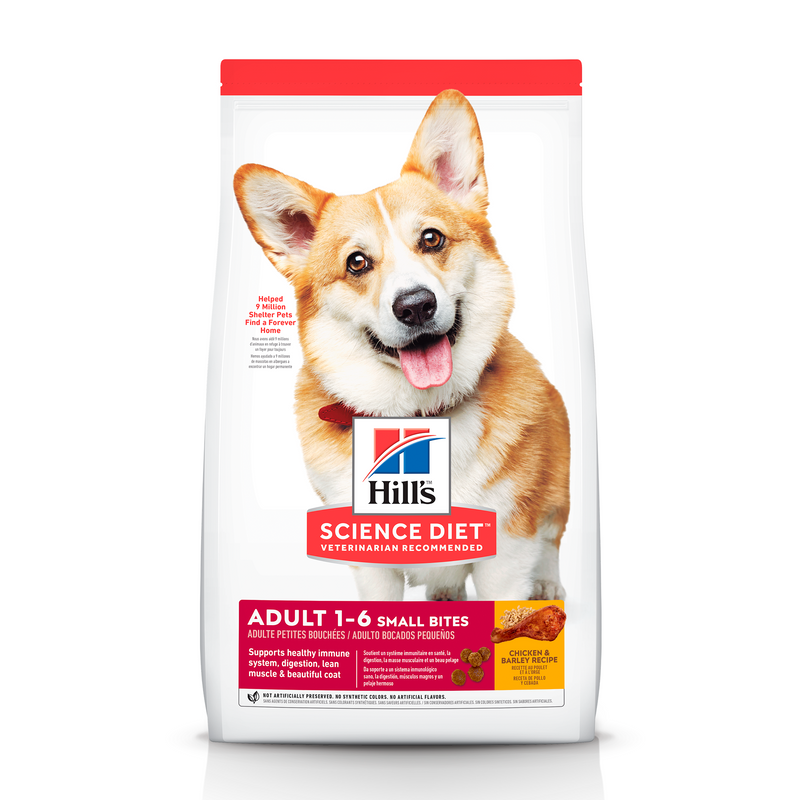 Comida para perro Hills Adulto Small Bites 4,4Lb a 15Lb