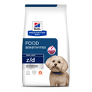 Hill's z/d perro sensibilidades razas pequeñas
