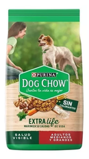 DOG CHOW SIN COLORANTES ADULTOS MEDIANOS Y GRANDES X 8 KG