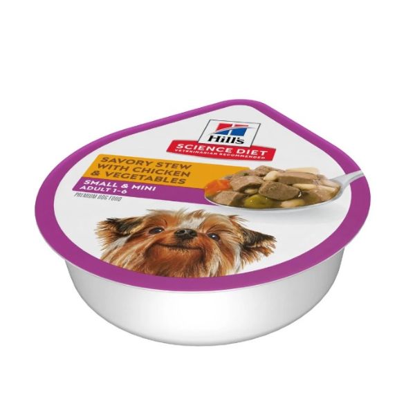 CANINE ADULTO  SMALL PAWS POUCH POLLO 99G