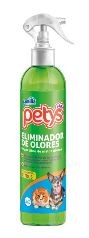 ELIMINADOR DE OLORES PETYS  X 280 ML