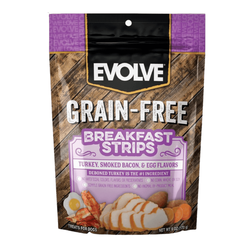 EVOLVE DOG SNACK GRAINF JERKY TOCINETA 170G