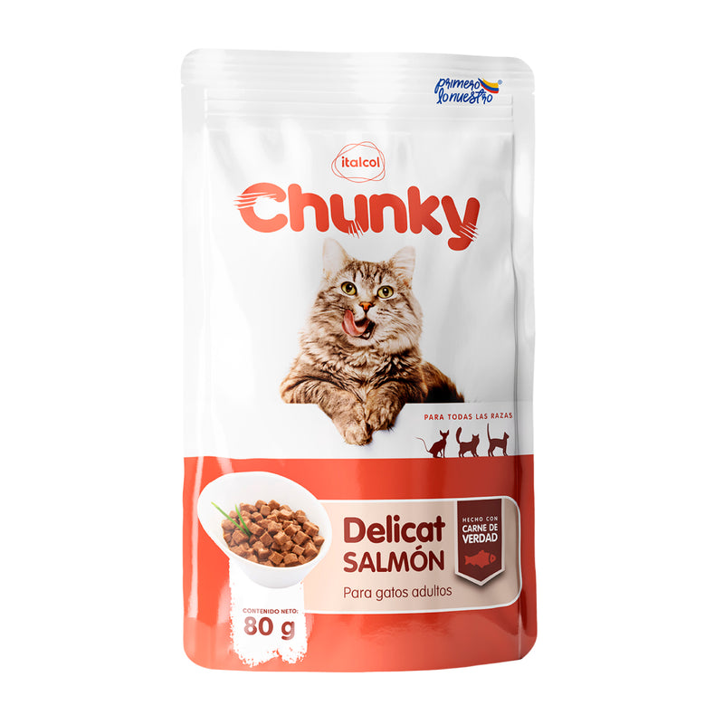 CHUNKY POUCH DELICAT SALMON X 80 GR