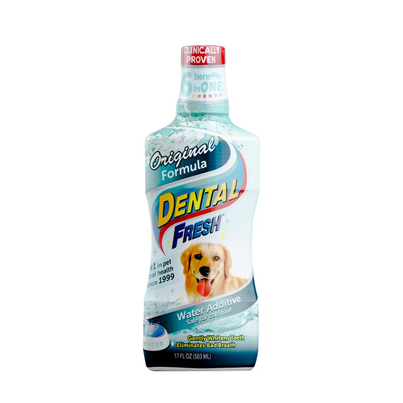 Enjuague Bucal para perro Dental Fresh Original Dogh 17oz