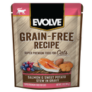 Comida Húmeda Para Gato Evolve Cat Grain Free Pouch Salmon 85 Gr