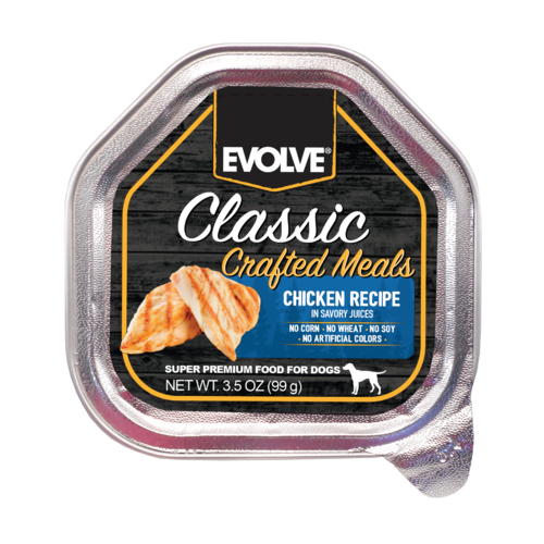 EVOLVE DOG CLASSIC MEALS CHICKEN ADULT 99 GR