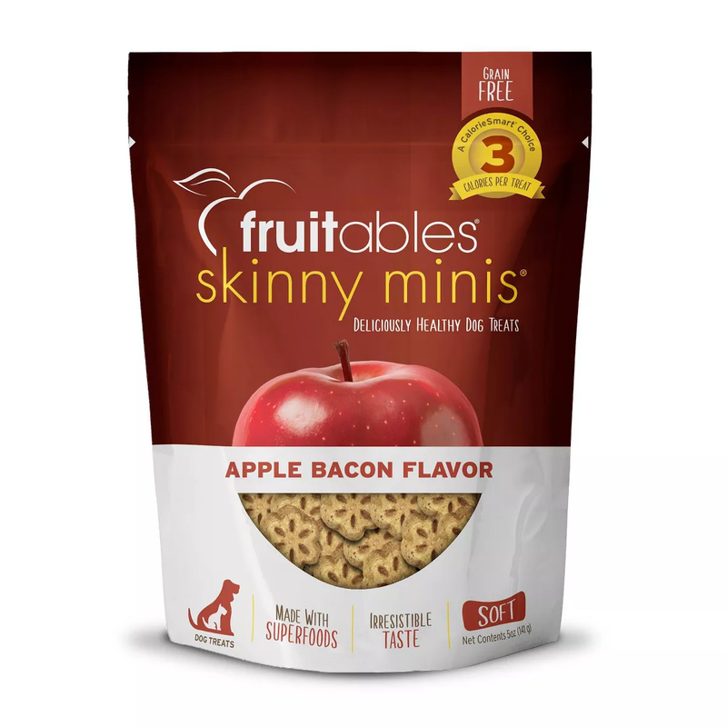 FRUITABLES DOG SNACK SKINNI MANZANA Y TOCINO 141 GR