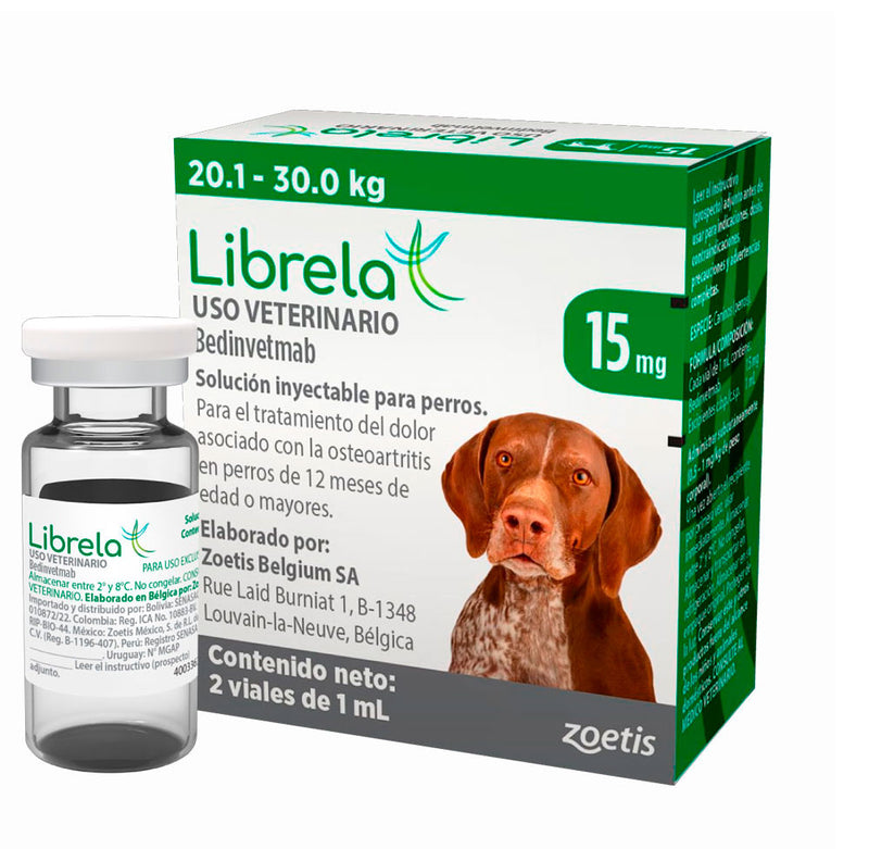 Librela 15 mg (20.1–30 kg) x 1 ml 1 dosis