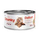 Comida Húmeda Para Gato Chunky Delicat Salmon X 156 Gr
