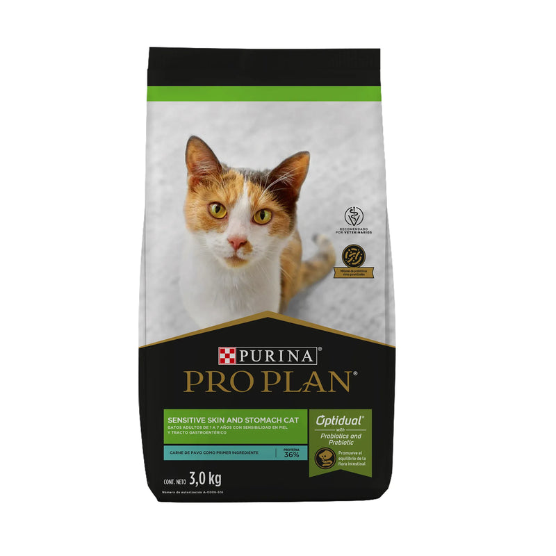 PRO PLAN CAT SENSITIVE SKIN AND STOMACH X 3 KG