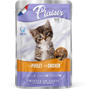 Comida Húmeda Para Gatito Pouch Plaisir Trozos Pollo 100 Gr