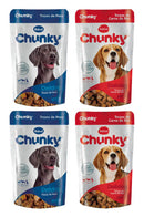 Comida Húmeda Para Perro Chunky Pouch Delidog X 100 Gr Pague 3 Lleve 4