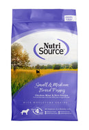 Comida Para Perro Nutri Source Small & Medium Breed Puppy Chicken & Rice