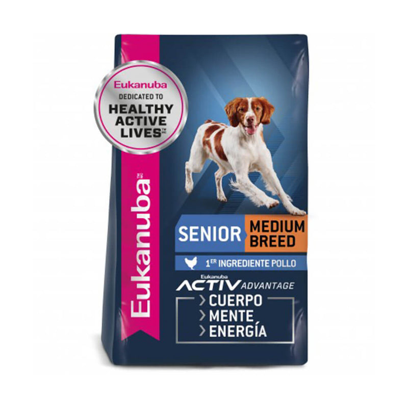 EUKANUBA SENIOR MEDIUM BREED 13.6 KG