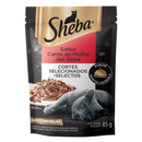 Comida Húmeda Para Gato Adulto Sheba Pouch Carne 85 Gr