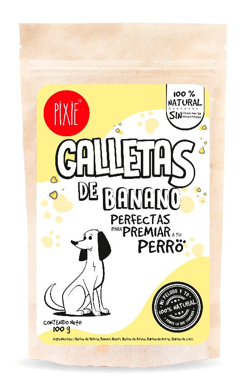 PIXIE GALLETAS BANANO 100 GR